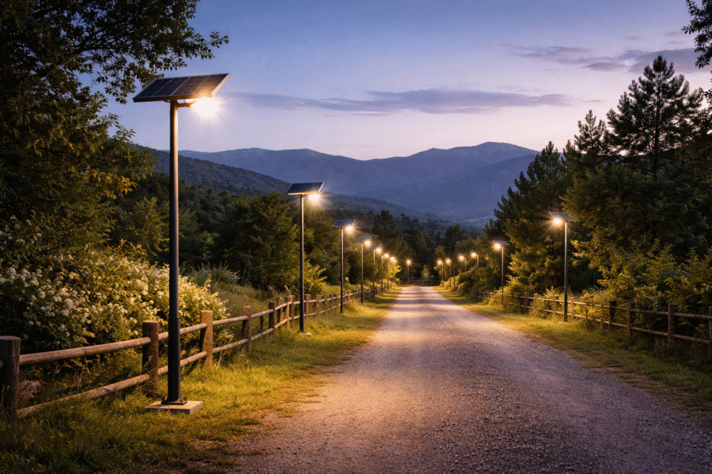 Iluminación Solar en Santa Rosa de Calamuchita