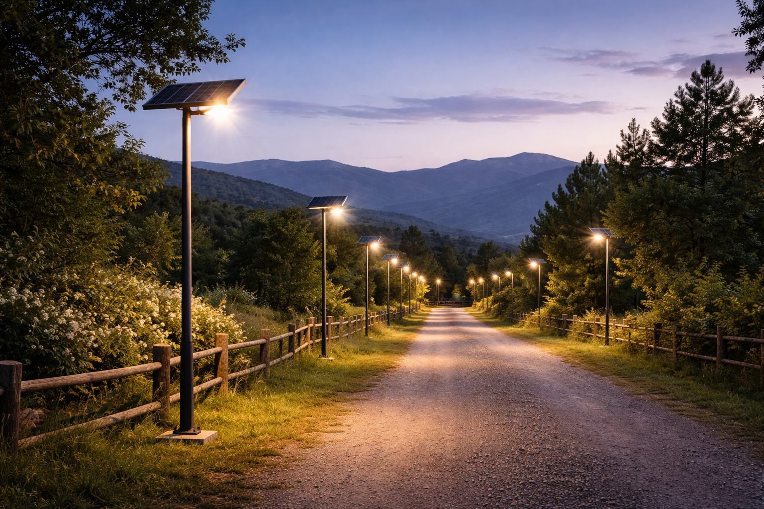 Iluminación Solar en Santa Rosa de Calamuchita
